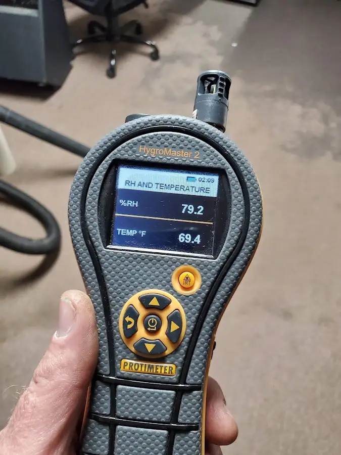 Moisture meter humidity assessment for Fire & Smoke Damage Restoration in Hutchins